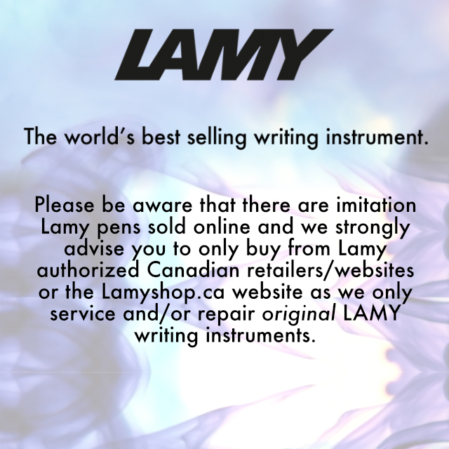 Beware of fakes. Buy Original LAMY pens